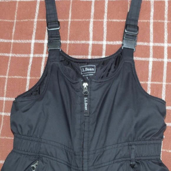 Lands End Kids Bib Snowpants Black Children's 12 - Picture 10 of 16